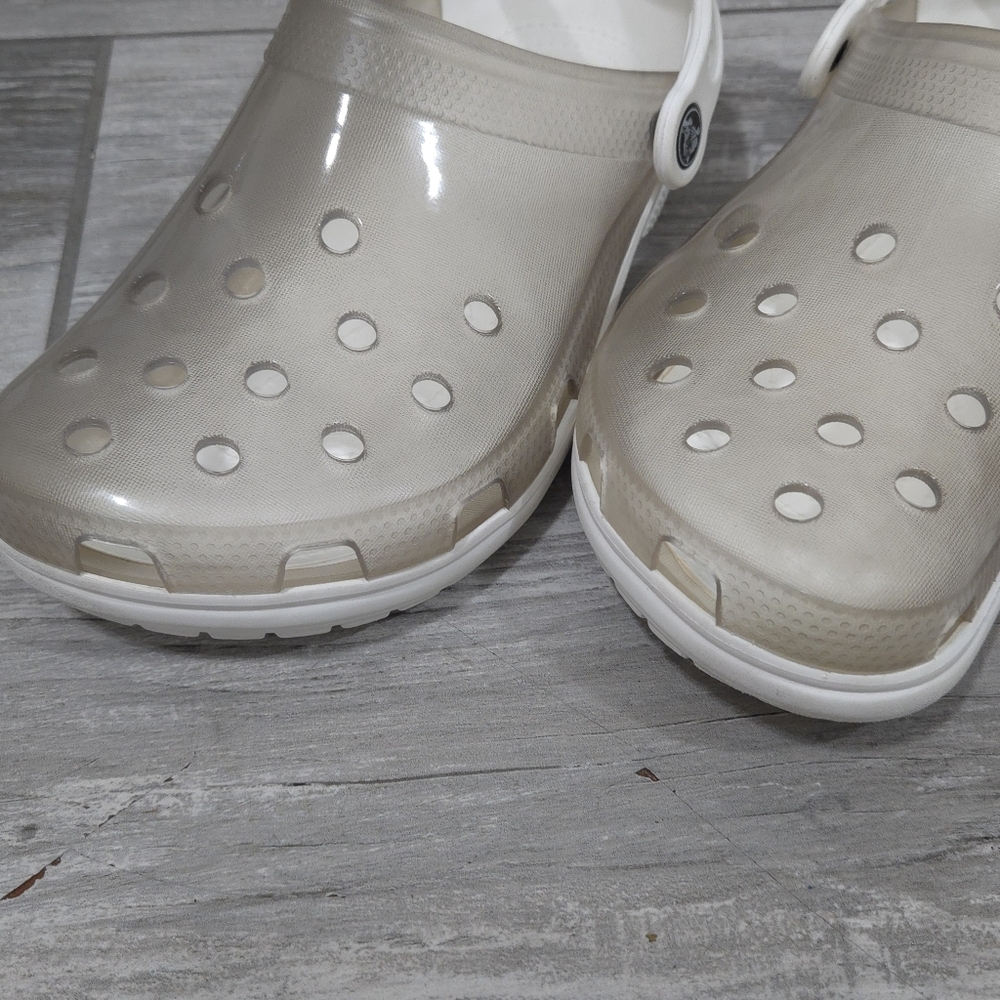 Crocs Comfort Classic Translucent Clogs - image 8